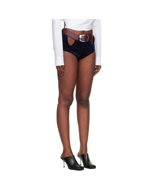 Jean Paul Gaultier Black 'The Cut-Out Culotte' Shorts