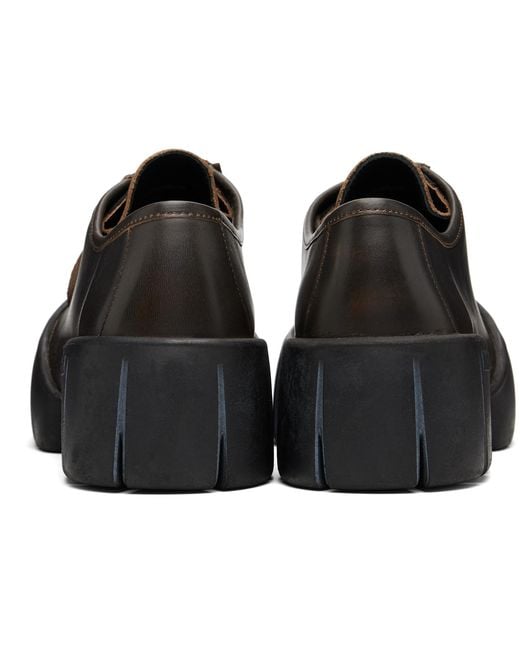 DIESEL Black D-Tex Wb Derbys for men