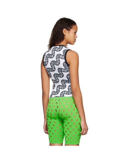Maisie Wilen Green Muscle Beach Tank Top