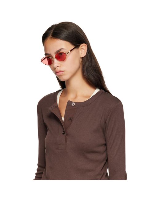 Le Specs Pink 'Le Bebe' Sunglasses