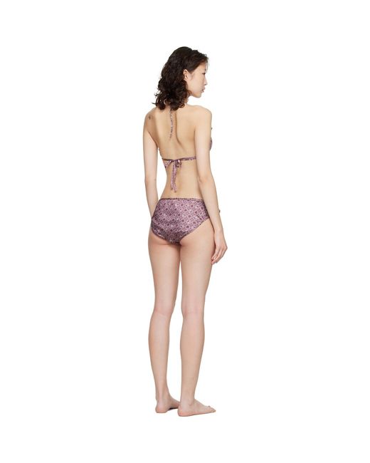 Anna Sui Black Satin Bikini