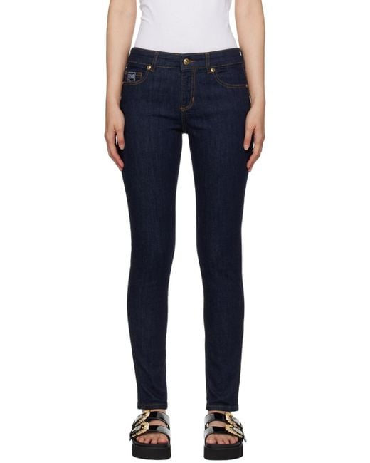 Versace Blue Indigo Five-pocket Jeans