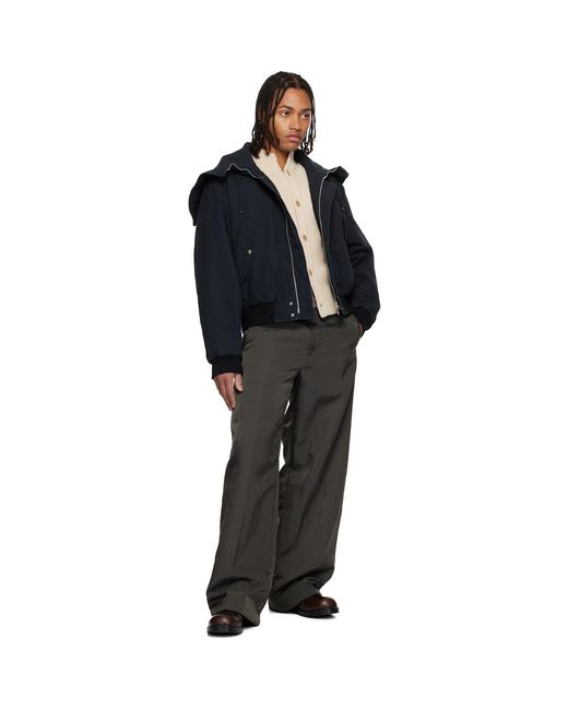 Dries Van Noten Black Overdyed Jacket for men