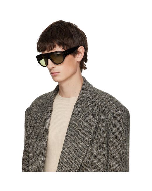 Retrosuperfuture Green Biscotto Sunglasses for men