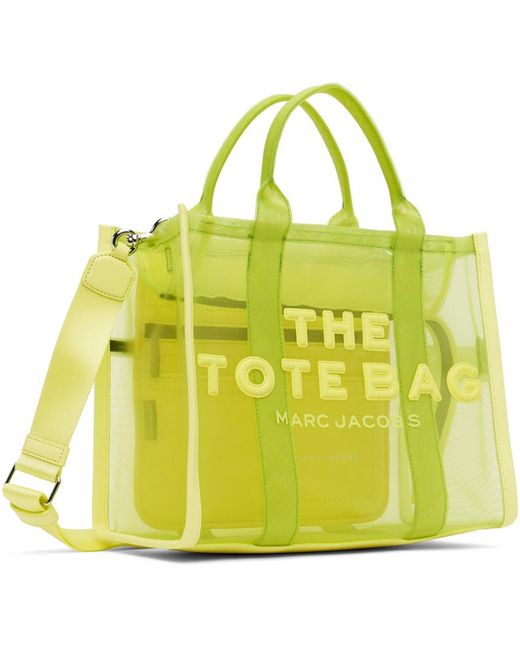 Marc Jacobs Yellow Green Medium 'the Tote Bag' Tote