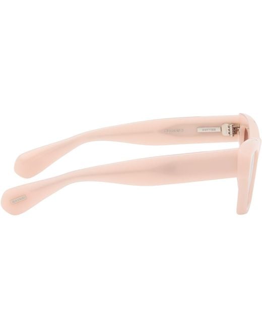 Jil Sander Black Oliver Peoples 'Edition 3' Cat Eye Sunglasses