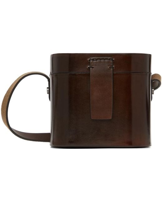 Max Mara Black Leather Cubes Bag