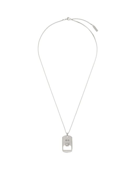 NUMBERING Metallic #5831 Necklace for men