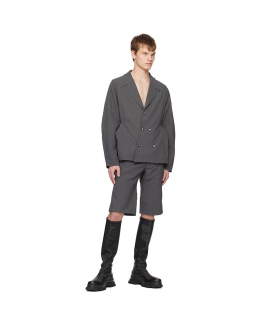 Uncertain Factor Black Voyager Blazer for men
