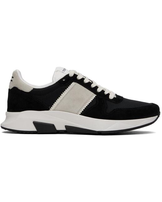 Tom Ford Black Jagga Sneakers for men
