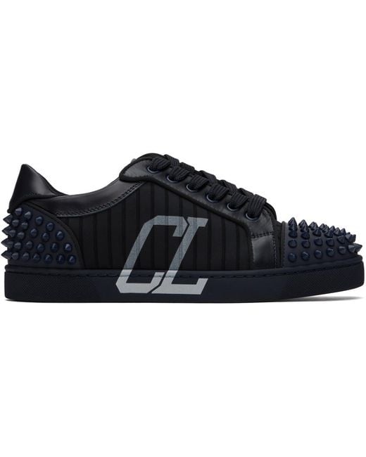 Christian Louboutin Navy & Black Seavaste 2 Varismax Sneakers for men