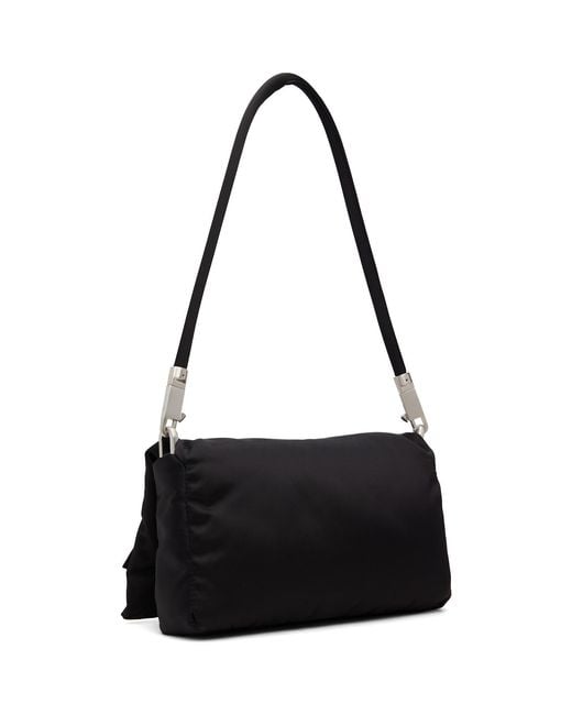 Rick Owens Black Tower Shoulder Pillow Griffin Bag