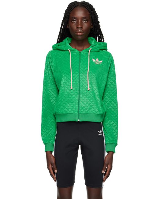 Blouson de survetement adicolor heritage now vert adidas Originals en coloris Vert Lyst