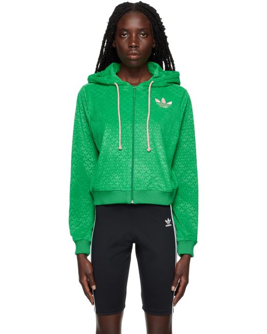 Blouson de survêtement adicolor heritage now Adidas Originals en coloris Green