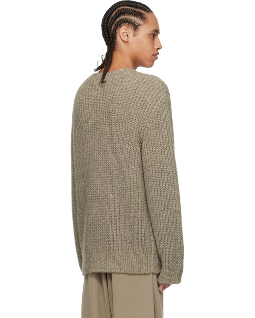 メンズ The Row カーキ Gert カーディガン Multicolor