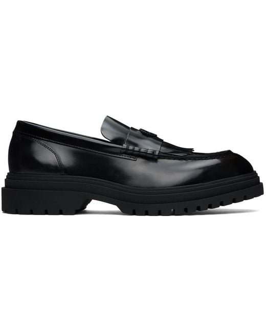 Fred Perry Black B5316 Loafers for men