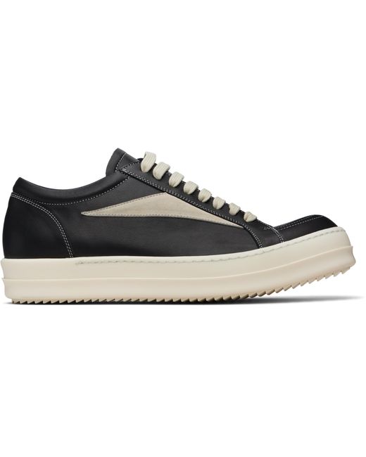 Rick Owens Black Temple Vintage Sneaks Sneakers for men