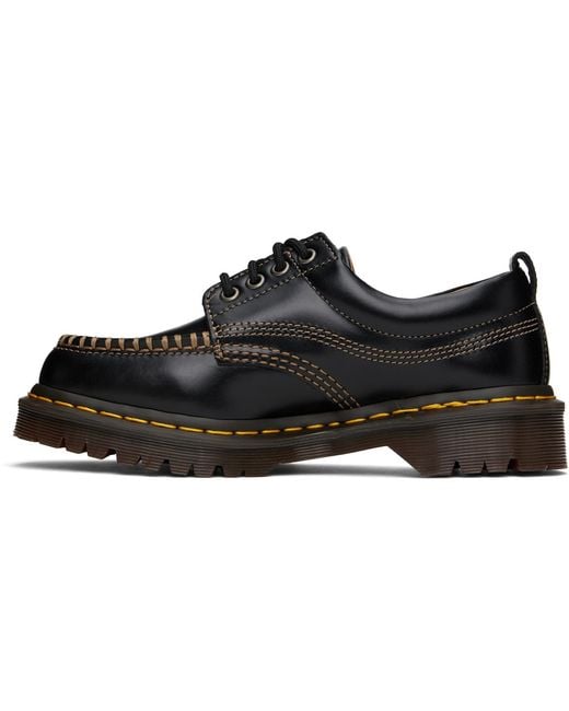 Dr. Martens Black Lowell Leather Derbys for men