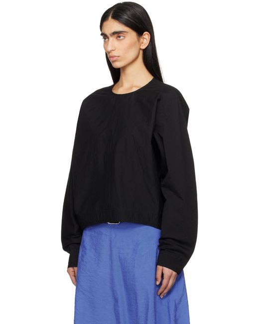 【関税込み】TOTEME ブラック Batwing トップス TOTEME Batwing Top in Black | Lyst