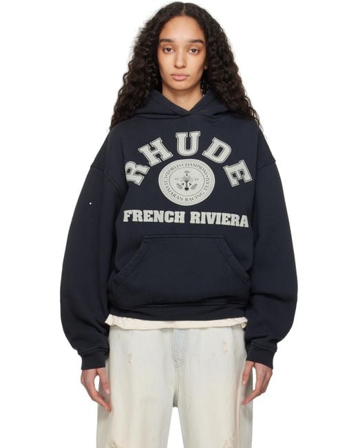 Rhude Blue 'French Riviera' Hoodie