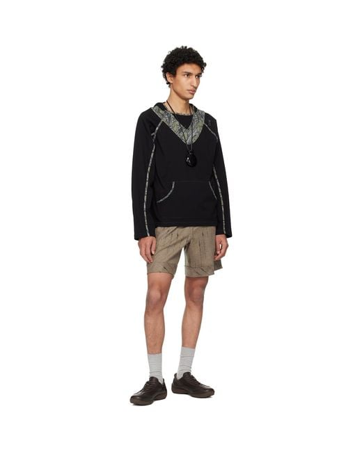 Kiko Kostadinov Black Gizi Hoodie for men