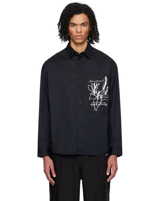 Izzue Black Printed Shirt for men