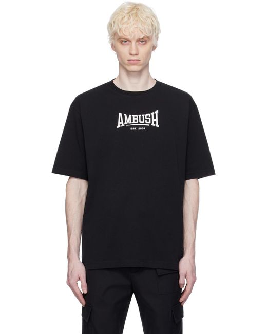 Ambush Black Graphic T-shirt for men