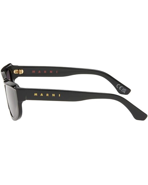 Marni Black Annapuma Circuit Sunglasses