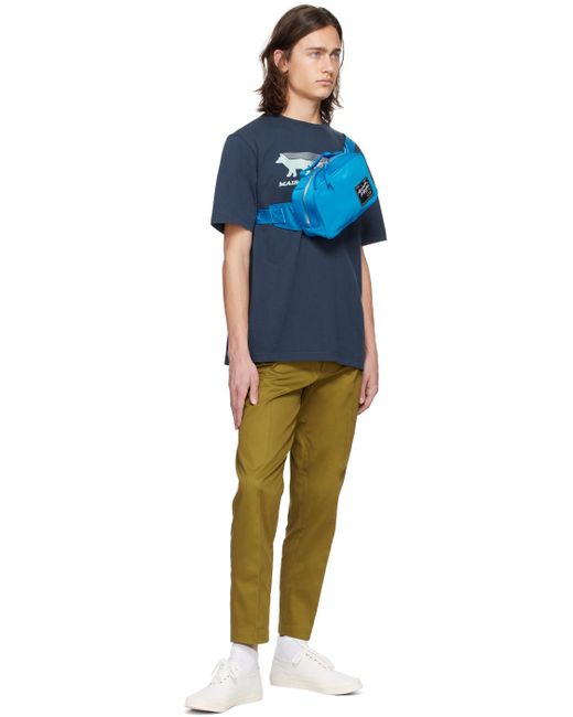 Sac 'the traveller' bleu Maison Kitsuné pour homme en coloris Blue