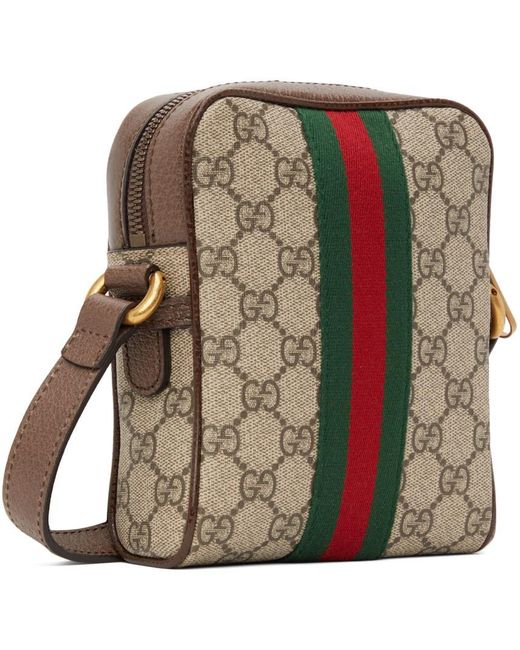 Gucci Brown Ophidia GG Shoulder Bag for men