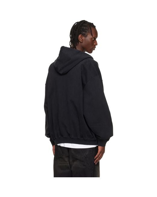 Vetements Blue 'Fuck Everything' Zip-Up Hoodie for men