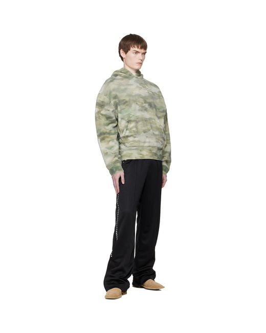 Amiri Gray Bones Oversized Hoodie for men