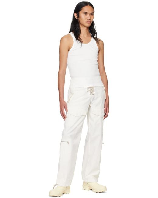 Dion Lee Off-white Hiking Cord Cargo Pants for men