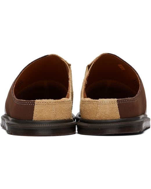 Dr. Martens Brown San Patchwork Loafers for men