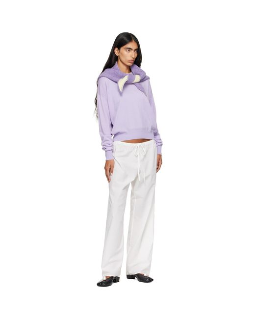 Pull Morris Mauve B.B. Wallace en coloris Purple