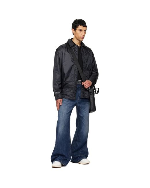 HUGO Black Stacked Logo Document Briefcase for men