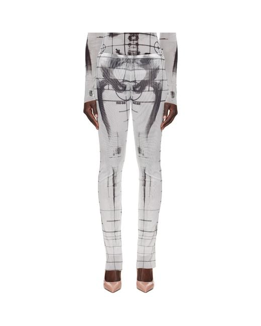 Jean Paul Gaultier Black 'The Squeletor' Lounge Pants