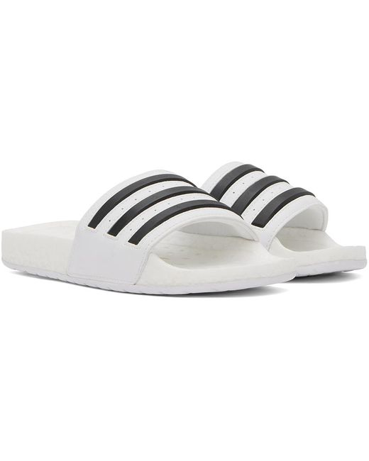 Adidas Originals Black White Adilette Boost Sandals