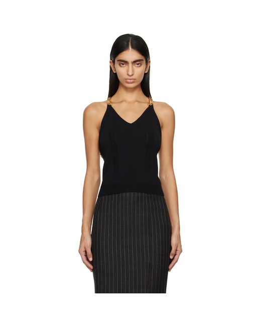 Moschino Black Chain Camisole
