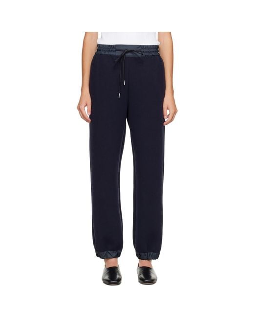 Sacai Blue Sponge Sweatpants
