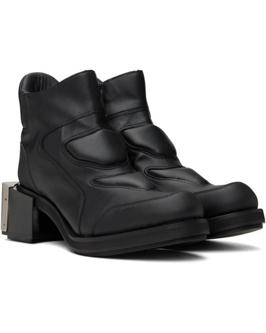 GmbH Black Baris Moto Boots for men