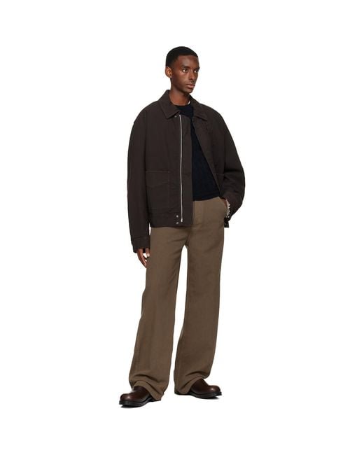 Dries Van Noten Black Insulated Jacket for men