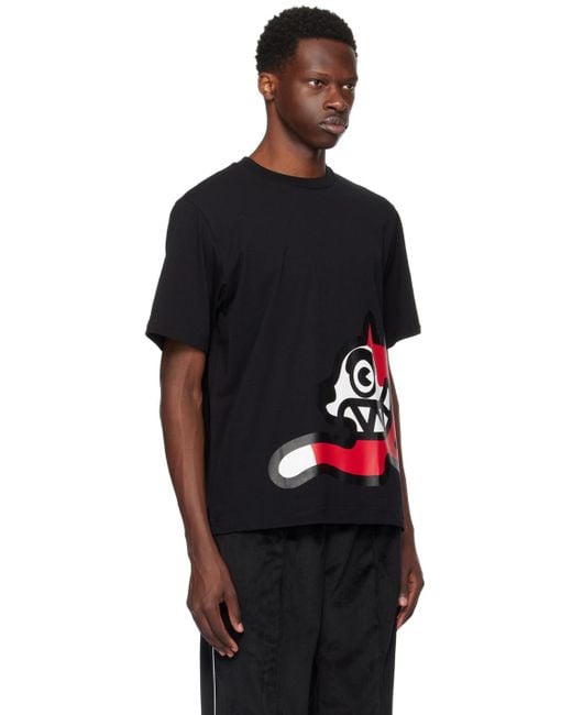 T-shirt noir à chien emblématique ICECREAM pour homme en coloris Black