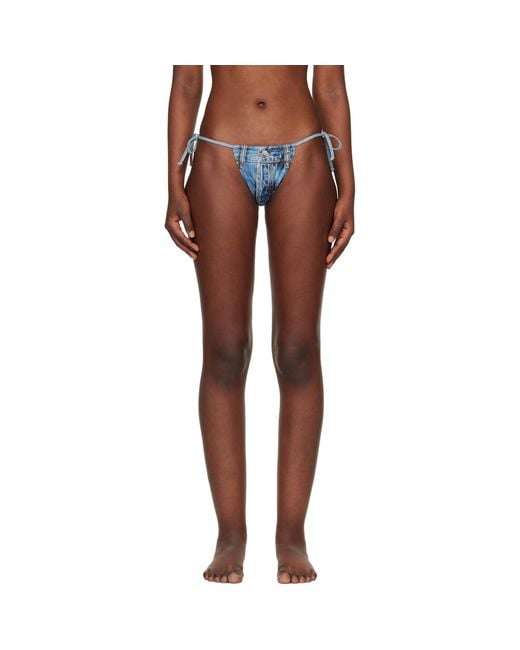 DIESEL Multicolor Jodie-Dnm Bikini Bottom