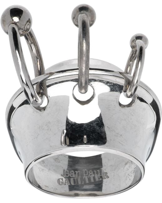 メンズ Jean Paul Gaultier 'The-Tone Piercing' リング Metallic
