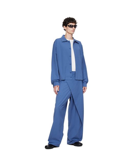 Kiko Kostadinov Blue Kippel Light Jacket for men
