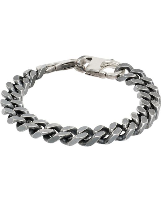 MM6 by Maison Margiela Metallic Chain Bracelet for men