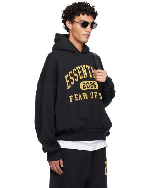 Fear Of God Black Holiday Classic Hoodie for men