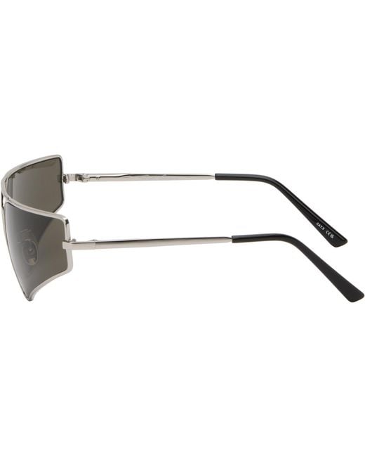 Rick Owens Black Temple Prong Sunglasses for men