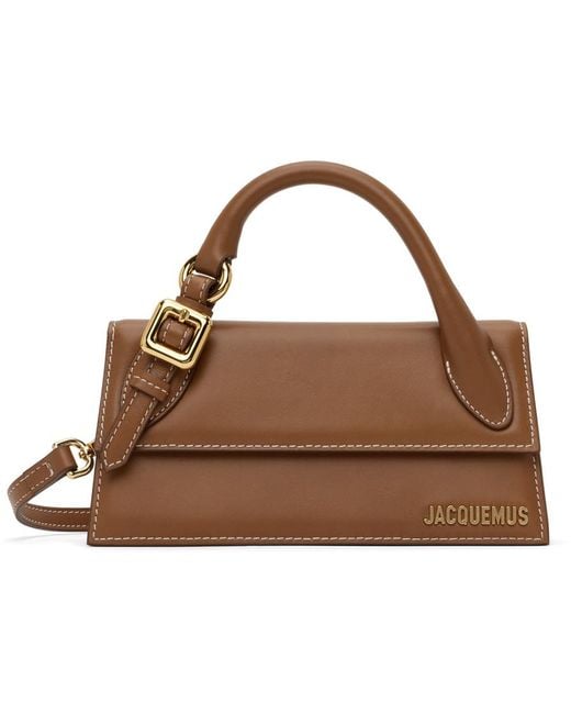 Jacquemus Le Chouchouコレクション ブラウン Le Chiquito Long Boucle バッグ Brown